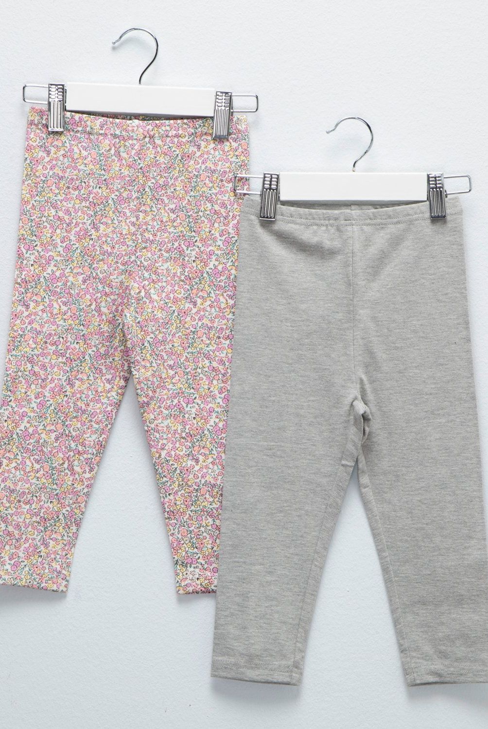 YAMP - Calzas Yamp Pack de 2 Algodón Estampado Bebé Niña
