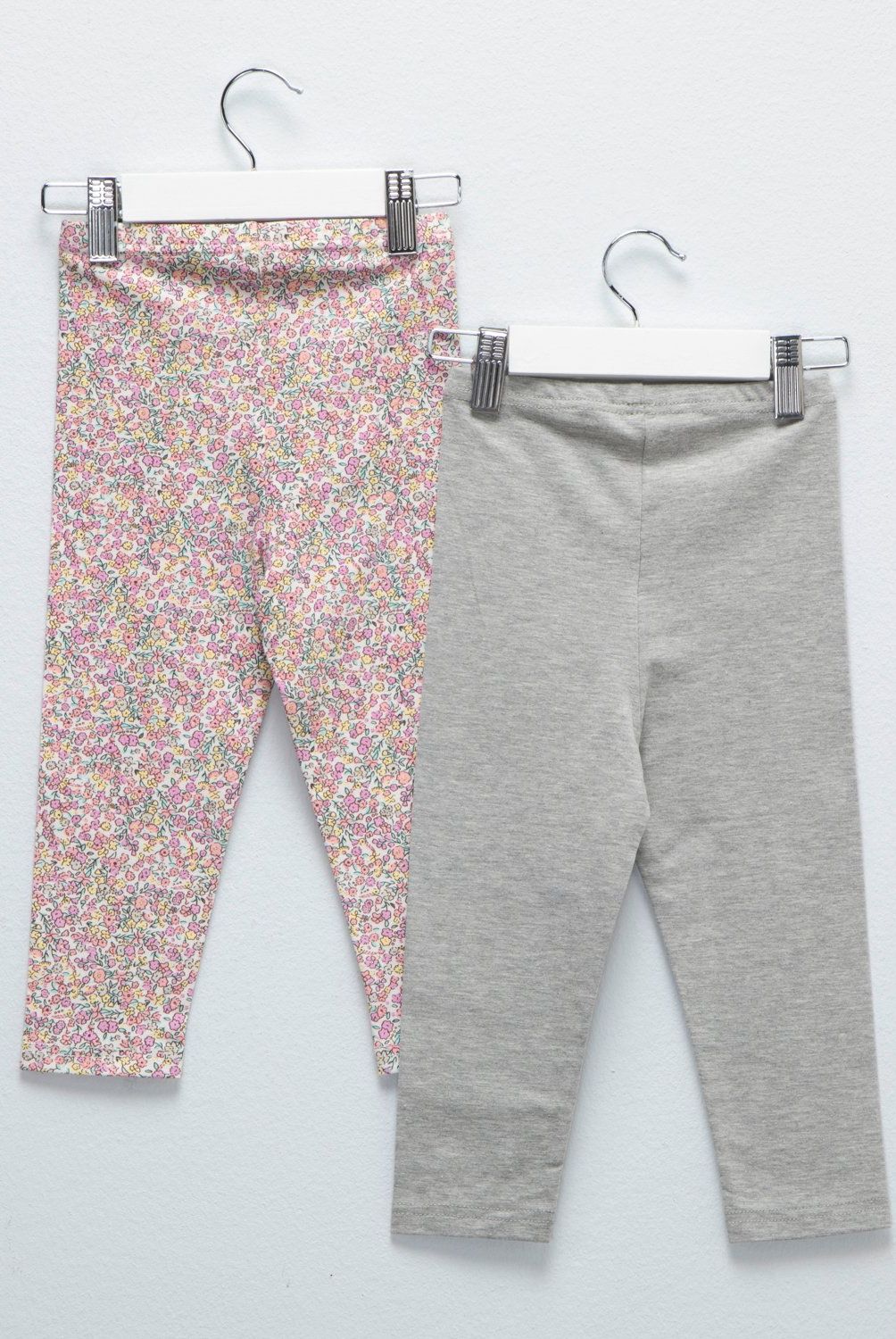 YAMP - Calzas Yamp Pack de 2 Algodón Estampado Bebé Niña