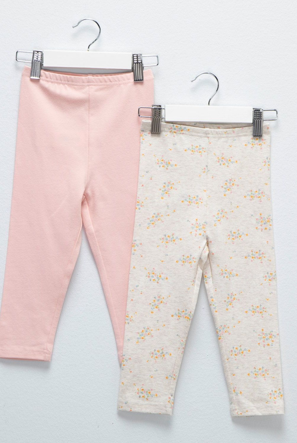 YAMP - Calzas Yamp Pack de 2 Algodón Estampado Bebé Niña