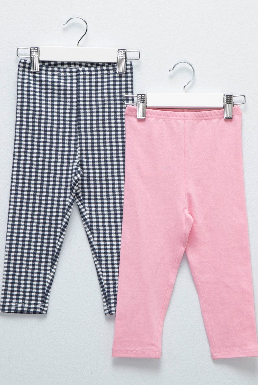 YAMP - Calzas Yamp Pack de 2 Algodón Estampado Bebé Niña