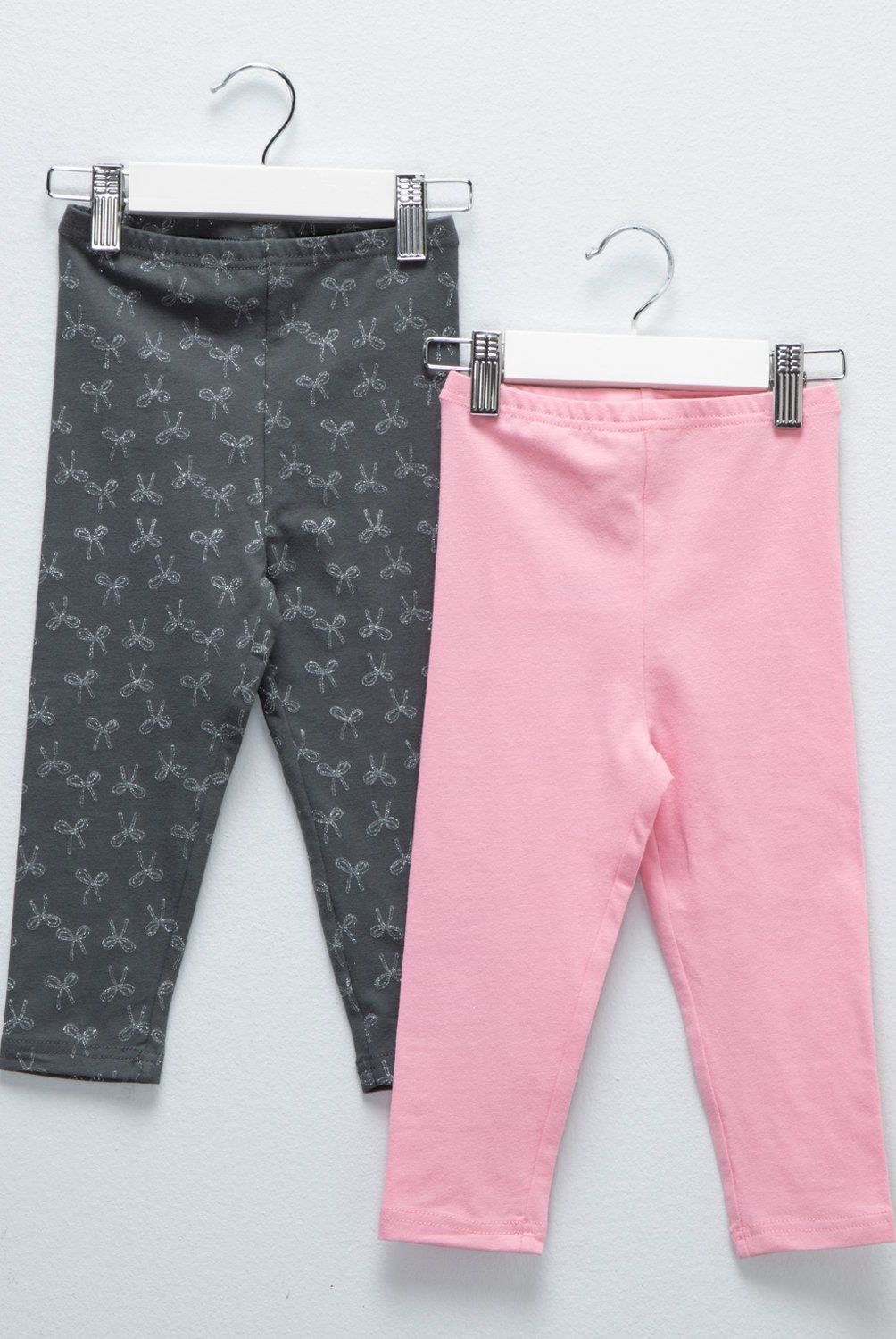 YAMP - Calzas Yamp Pack de 2 Algodón Estampado Bebé Niña