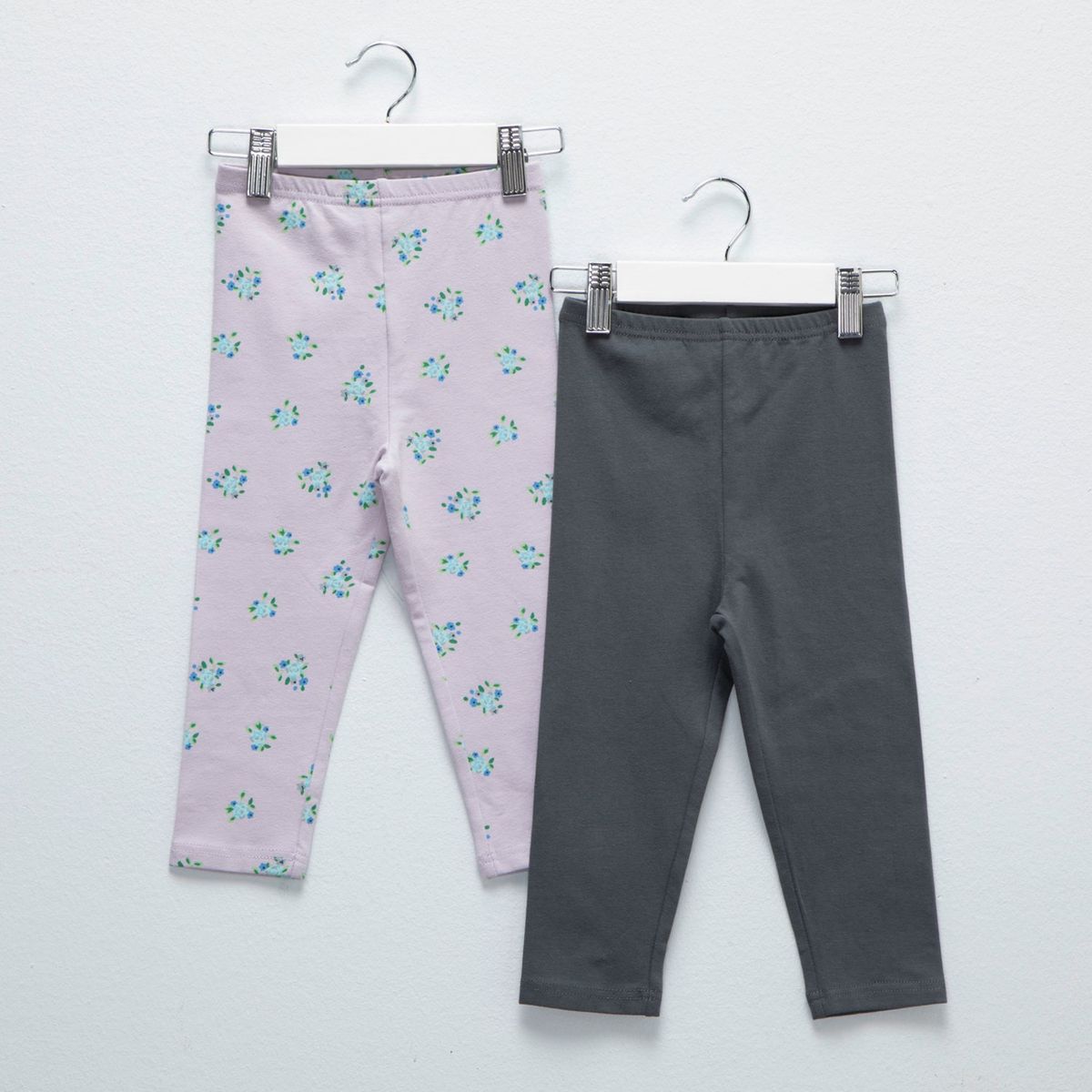 YAMP - Calzas Yamp Pack de 2 Algodón Estampado Bebé Niña