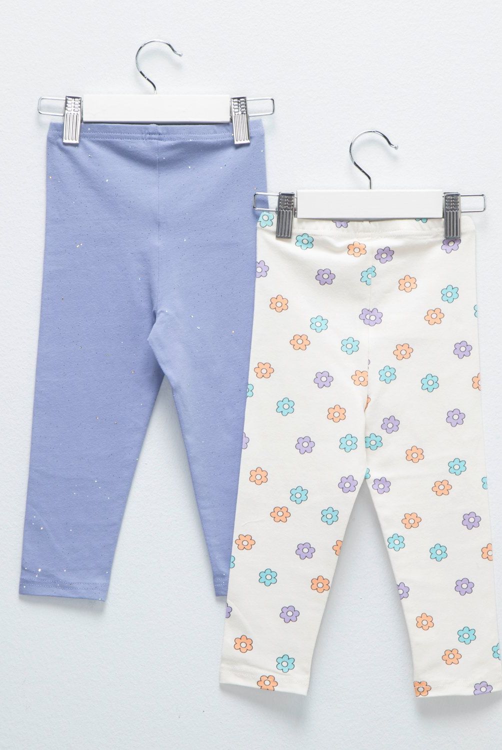 YAMP - Calzas Yamp Pack de 2 Algodón Estampado Bebé Niña