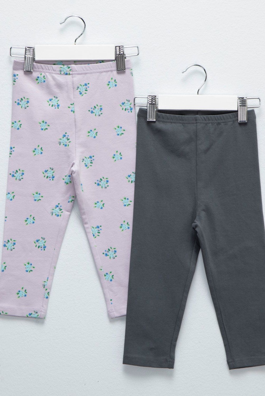 YAMP - Calzas Yamp Pack de 2 Algodón Estampado Bebé Niña