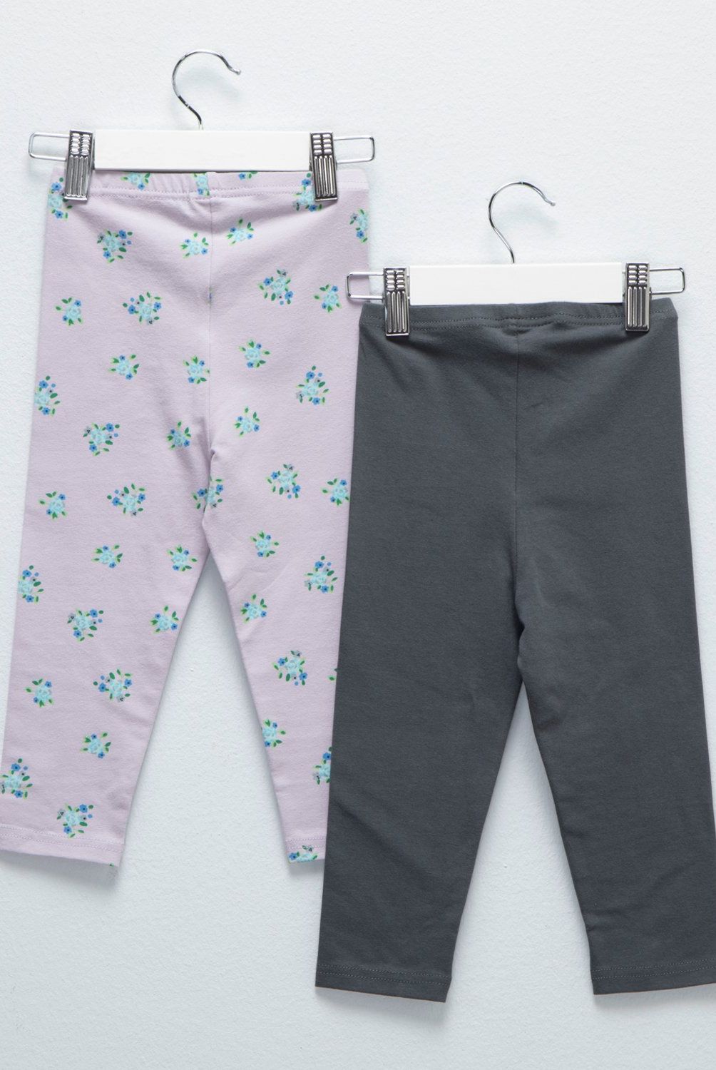 YAMP - Calzas Yamp Pack de 2 Algodón Estampado Bebé Niña