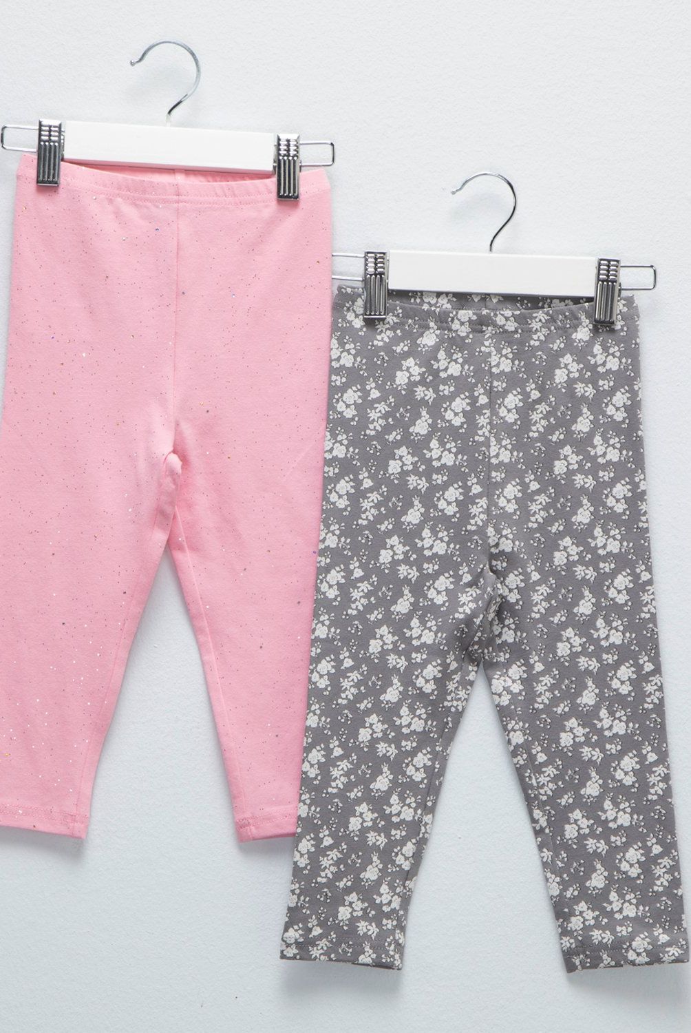 YAMP - Calzas Yamp Pack de 2 Algodón Estampado Bebé Niña