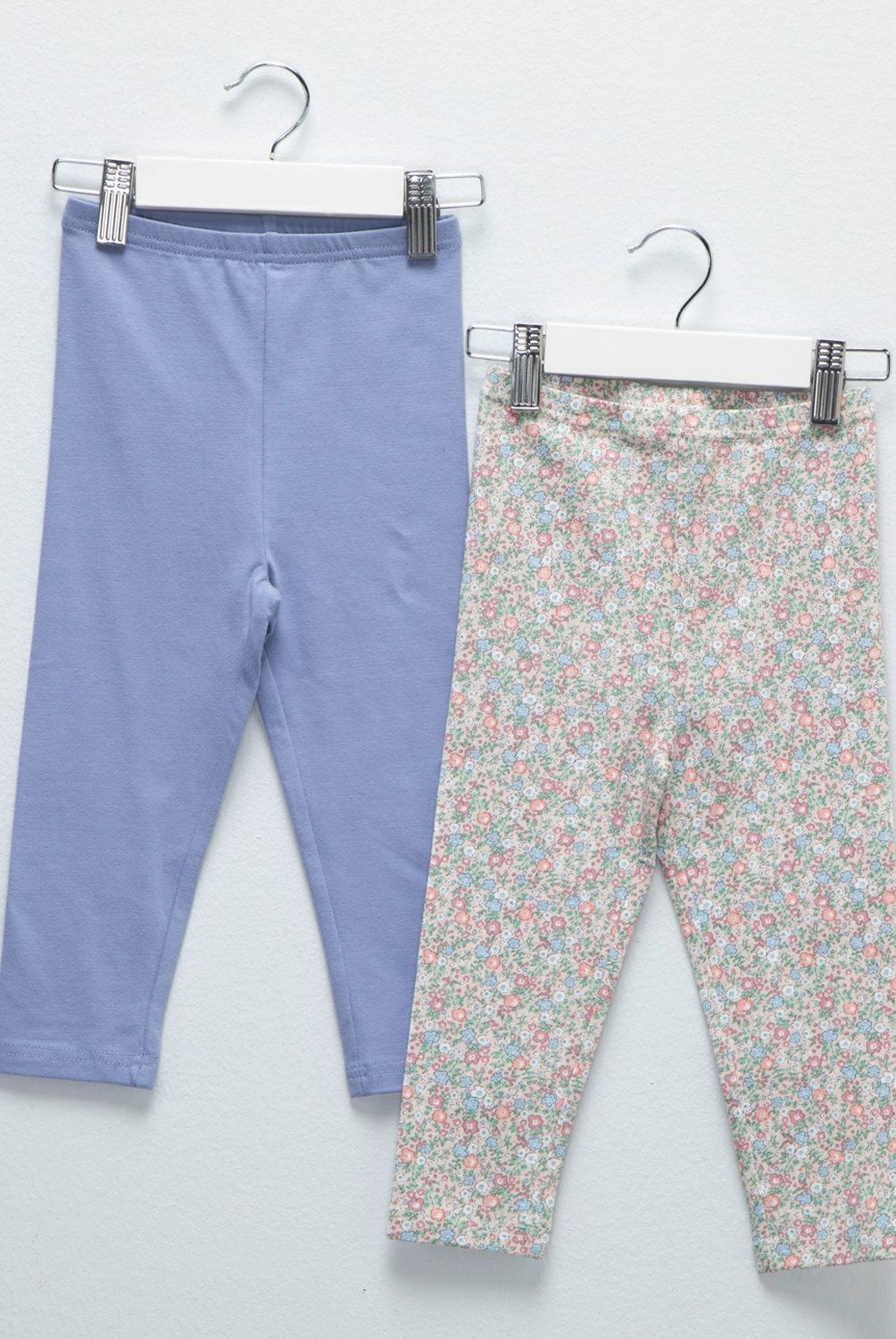 YAMP - Calzas Yamp Pack de 2 Algodón Estampado Bebé Niña