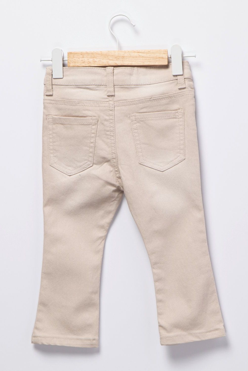 YAMP - Pantalón Casual Flare Yamp Bebé Niña Algodón Gris