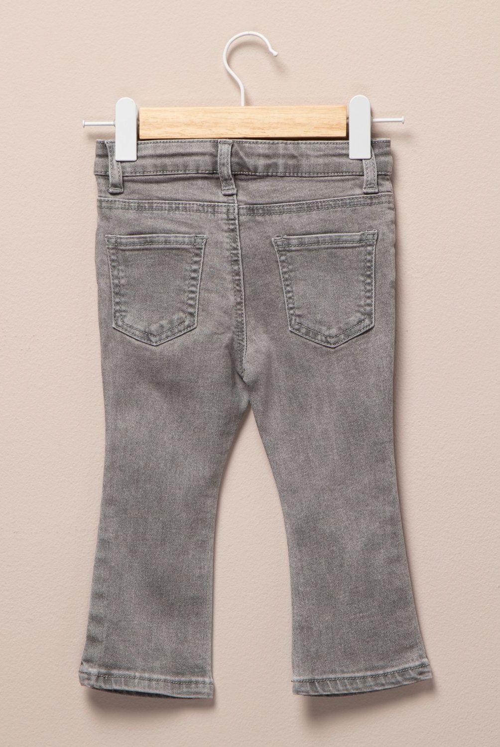 YAMP - Pantalón Casual Flare Yamp Bebé Niña Algodón Gris
