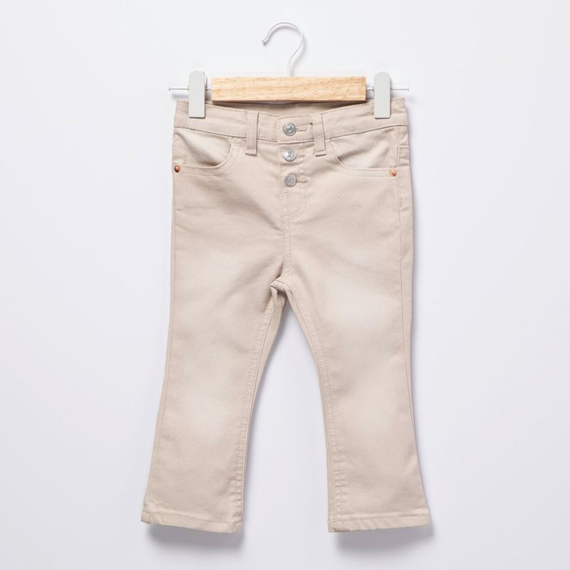 YAMP - Pantalón Casual Flare Yamp Bebé Niña Algodón Gris
