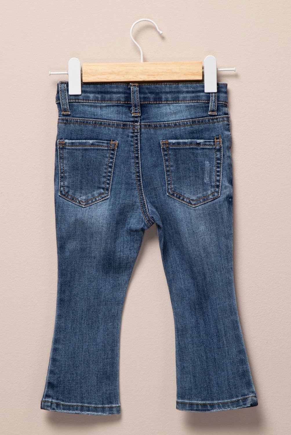 YAMP - Pantalón Casual Flare Yamp Bebé Niña Algodón Gris