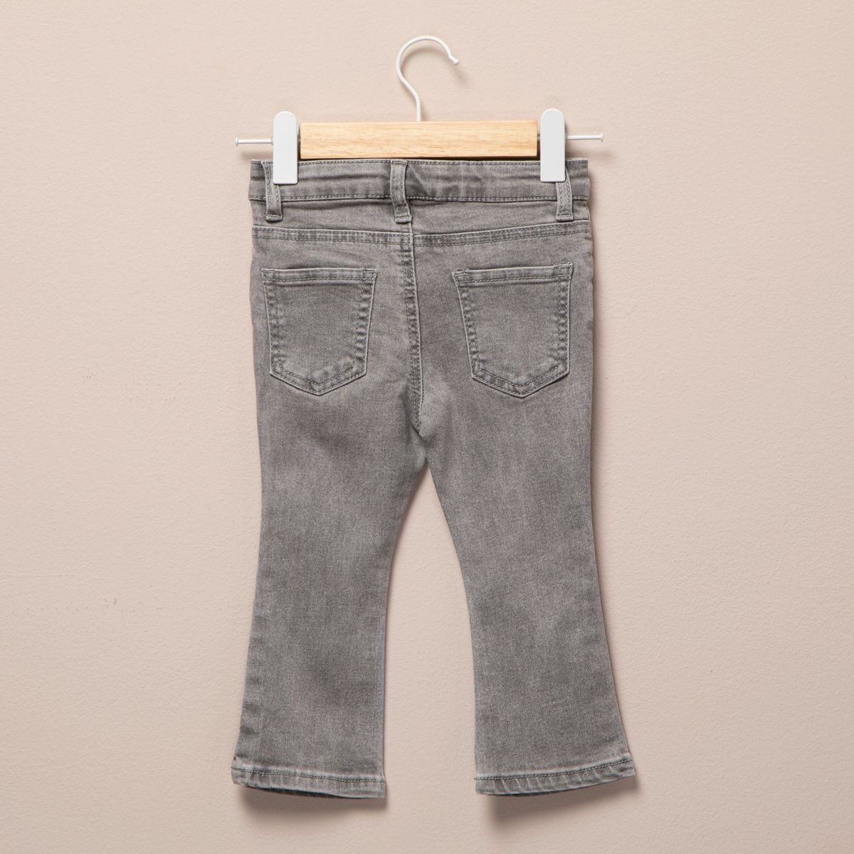 YAMP - Pantalón Casual Flare Yamp Bebé Niña Algodón Gris