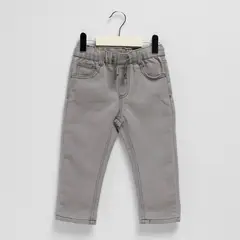 YAMP - Jeans Bebé Niño Algodón Casual Acero