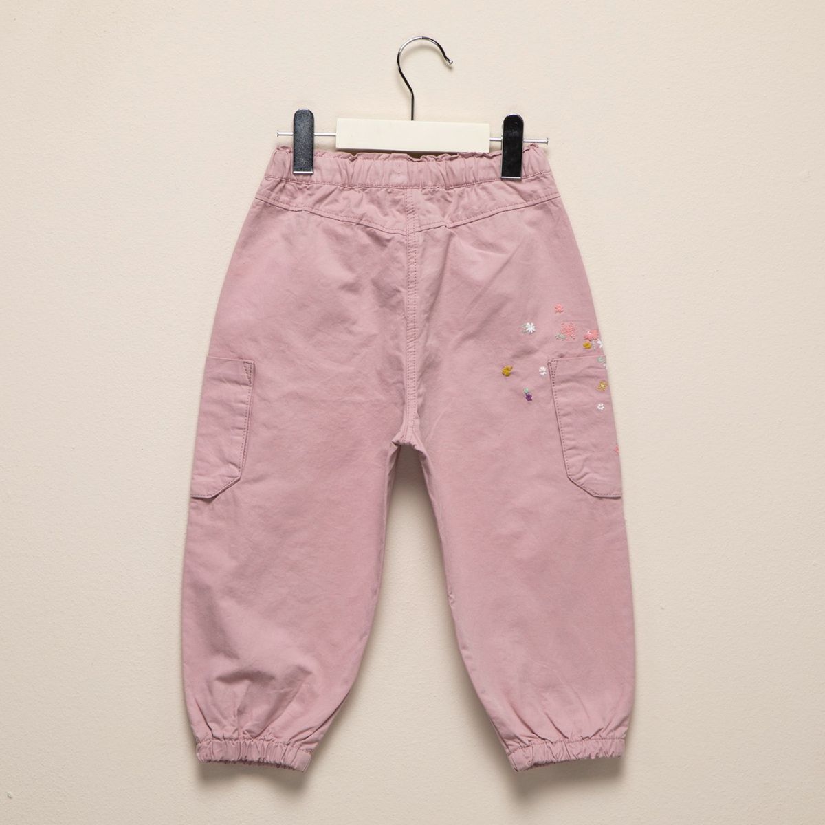 YAMP - Pantalón Cargo Yamp Bebé Niña 100% Algodón Diseño Floral