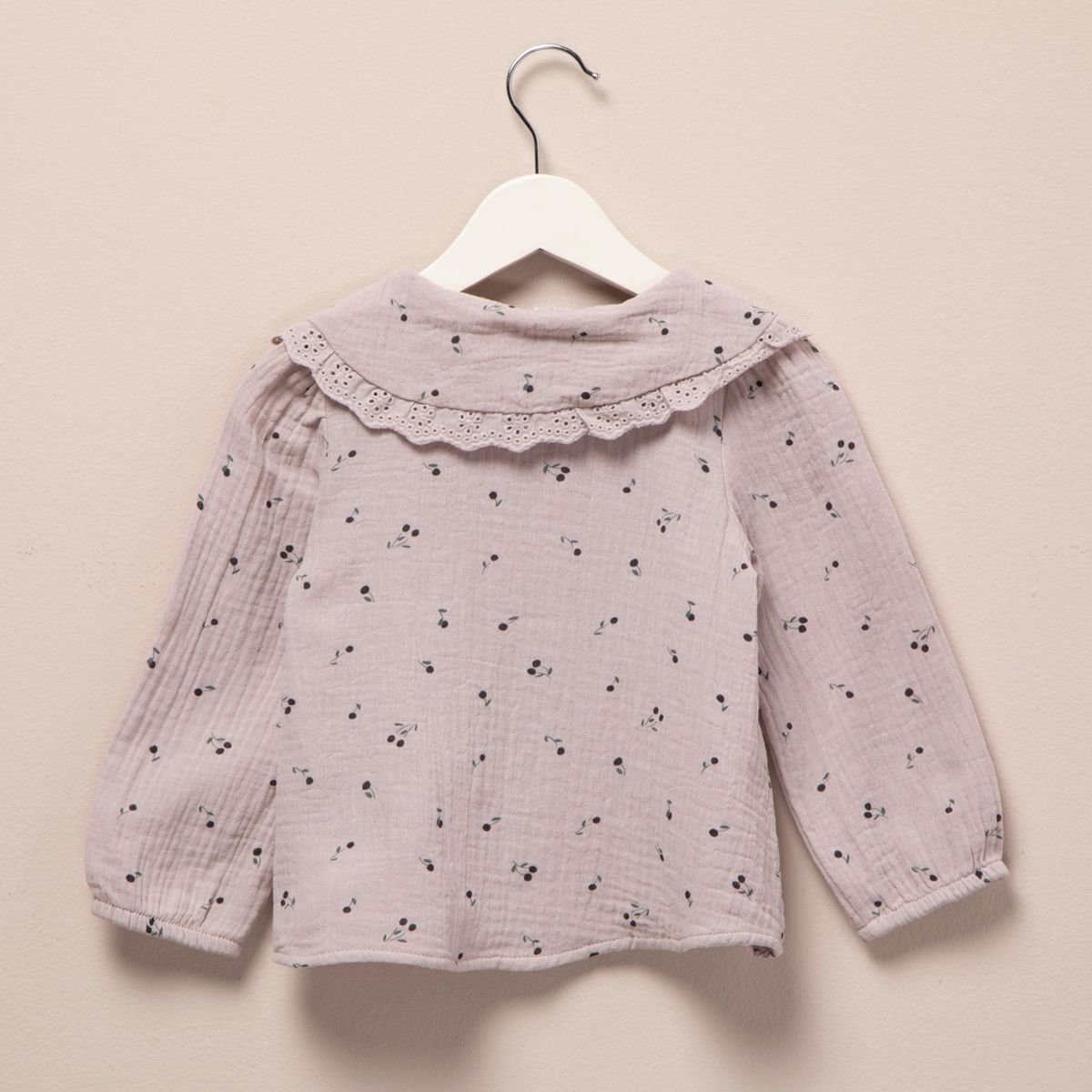 YAMP - Blusa Manga Larga Algodón Estampado Floral Bebé Niña Yamp