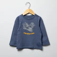 YAMP - Polera Manga Larga Estampada Bebé Niño Algodón