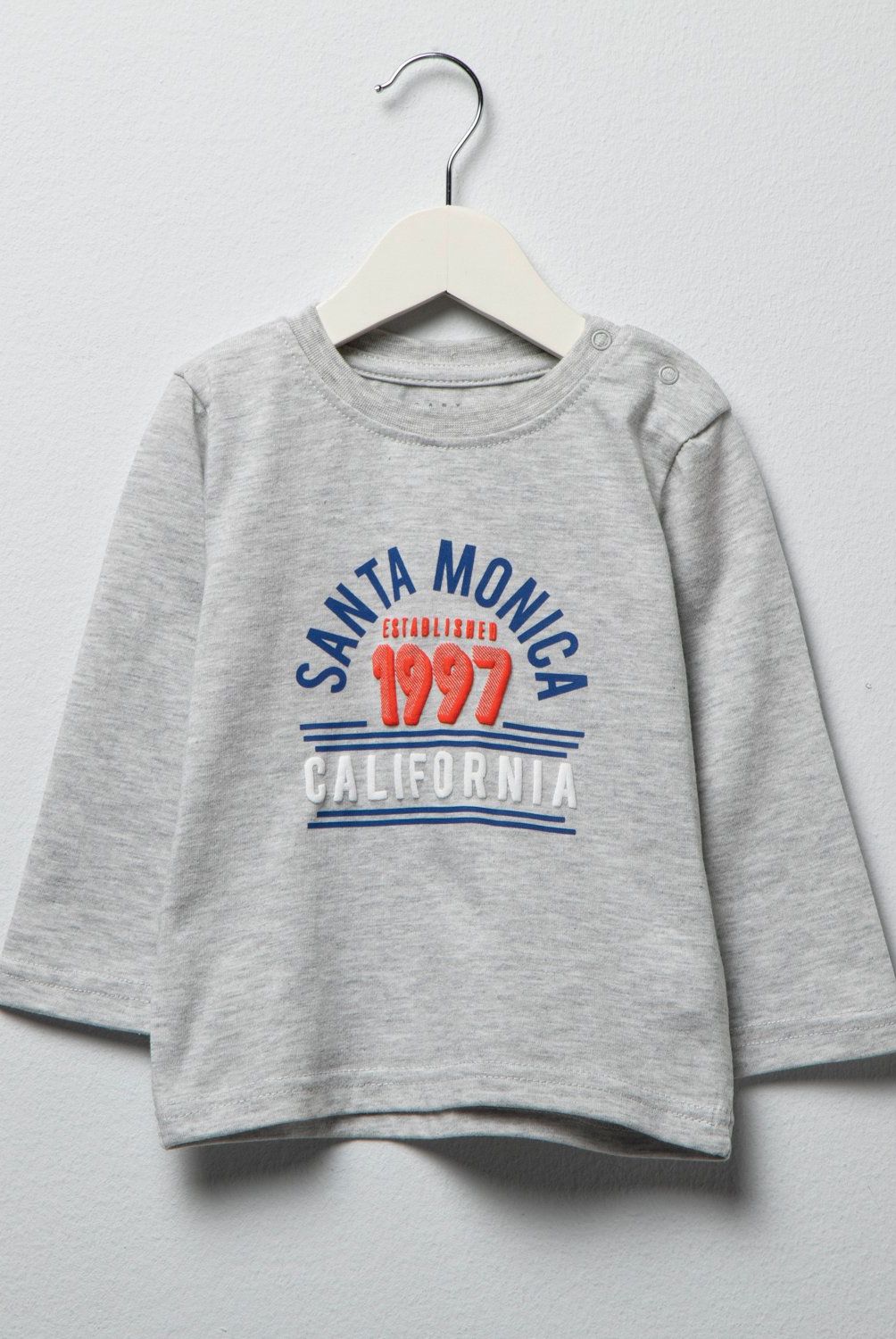 YAMP - Polera Manga Larga Yamp Estampada Bebé Niño Algodón