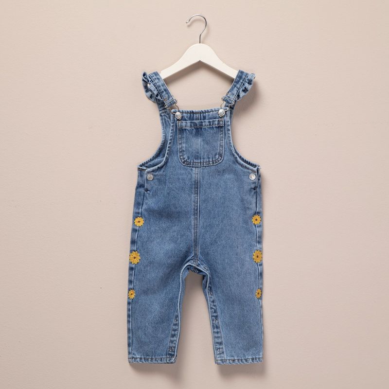 YAMP - Jardinera Yamp Casual Algodón Bebé Niña Diseño Flores