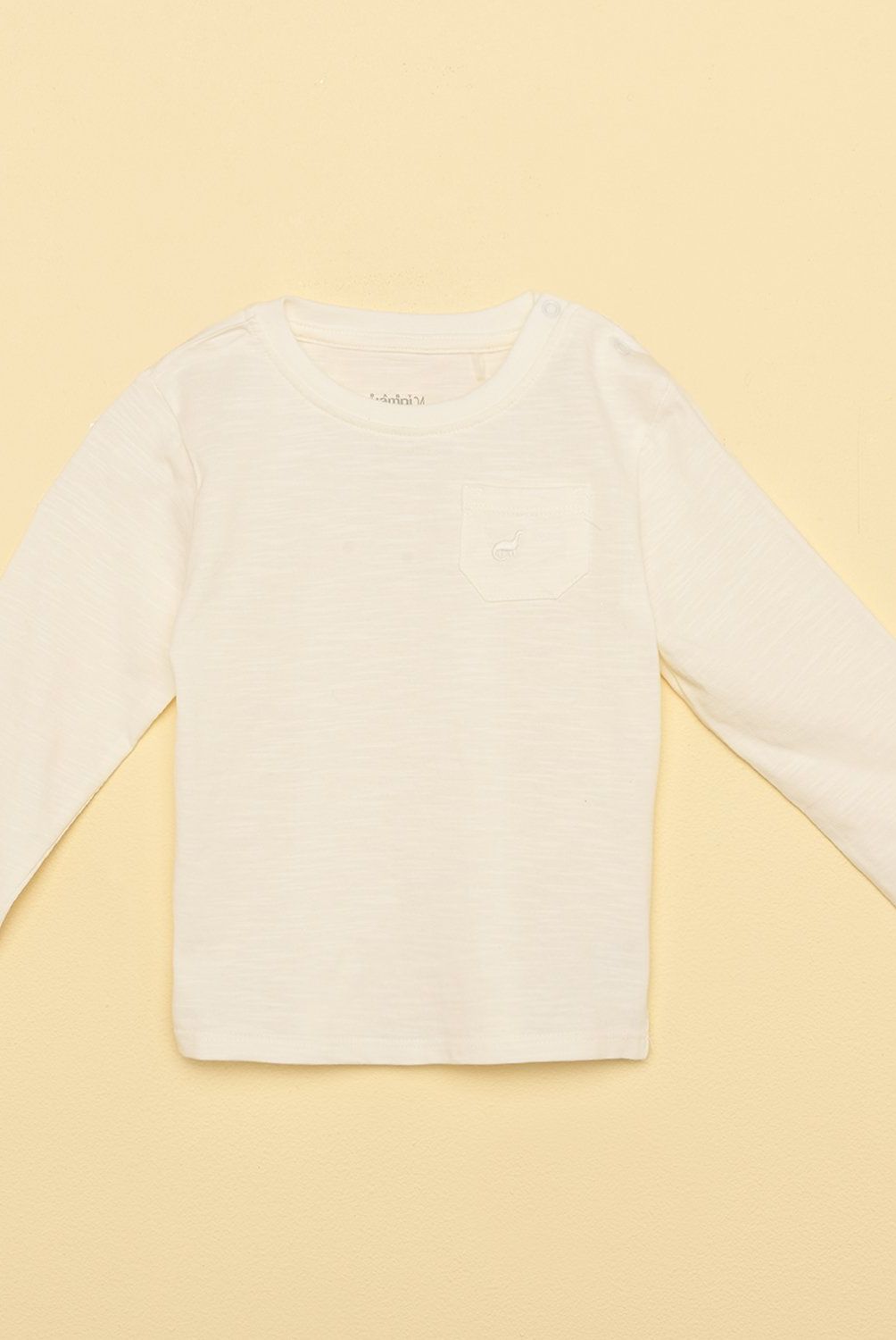 YAMP - Polera Manga Larga Yamp Bebé Niño Algodón Diseño Liso