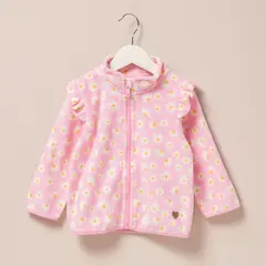 YAMP - Polerón Casual Bebé Niña Flores Manga Larga