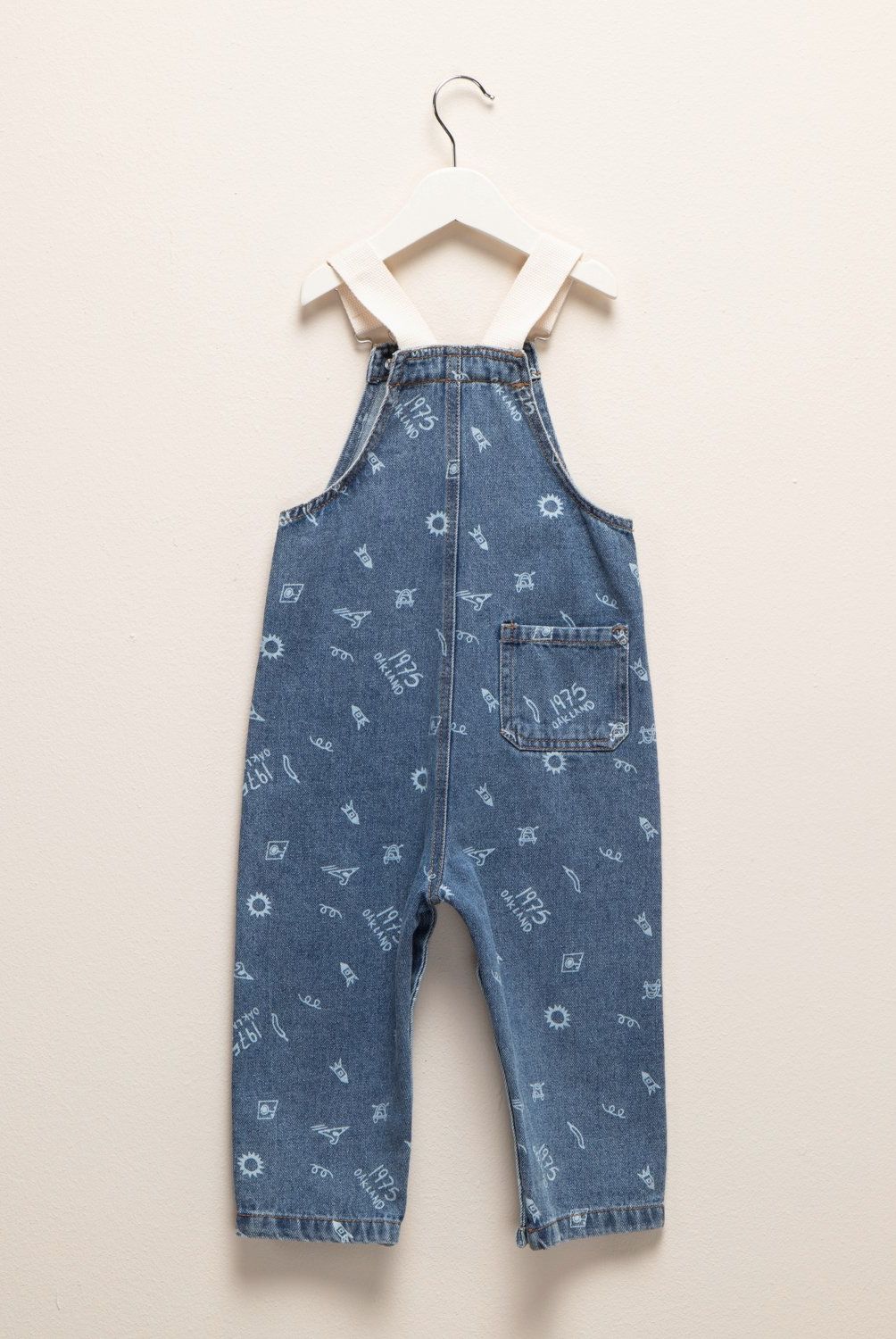 YAMP - Jardinera Yamp Casual 100% Algodón Bebé Niño Estampada