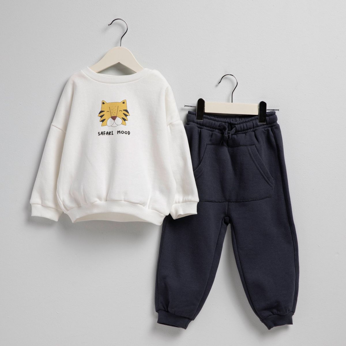 YAMP - Conjunto Polerón Más Buzo Bebé Niño Yamp Algodón Estampado