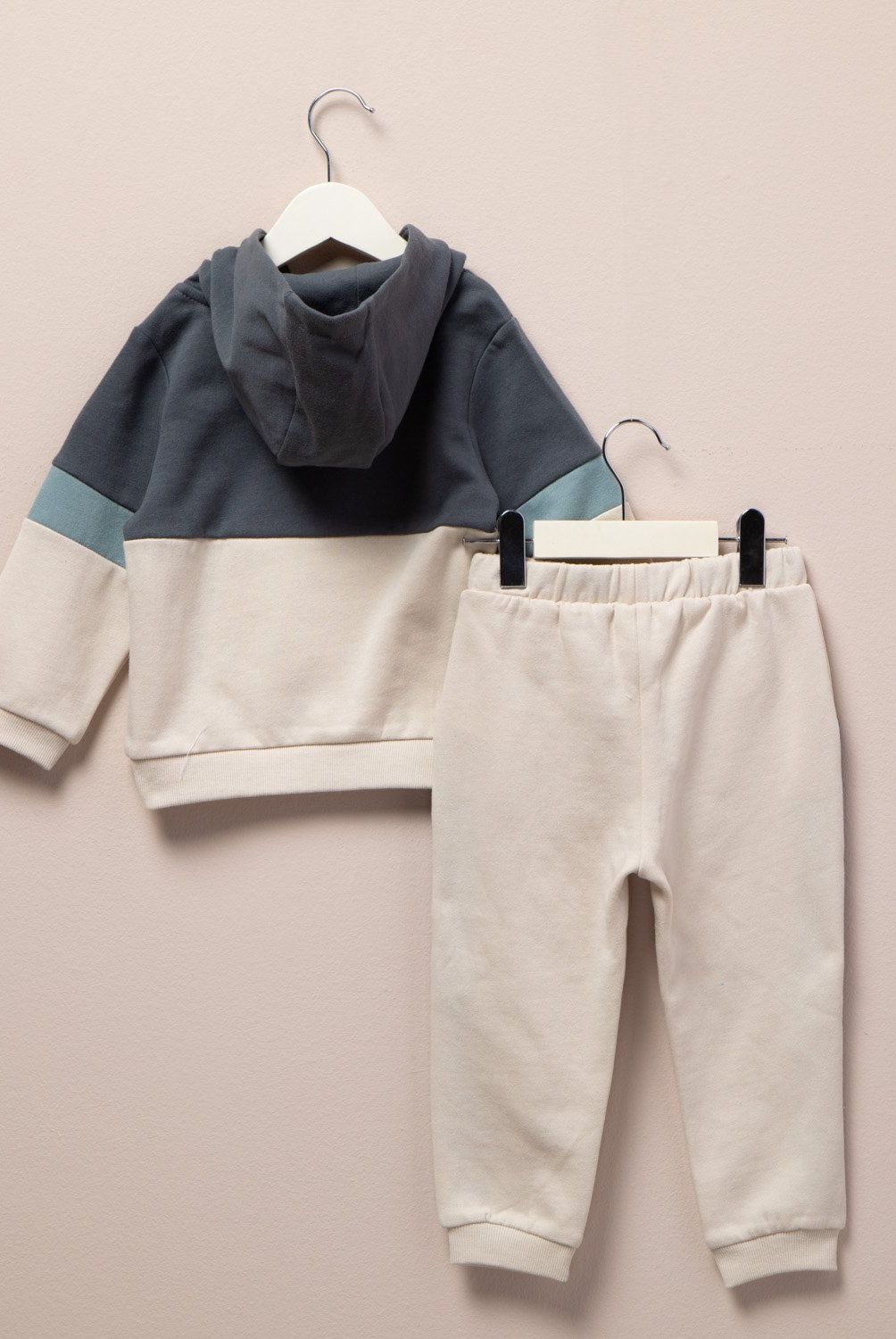 YAMP - Conjunto Yamp Casual Algodón Bebé Niño con Capucha