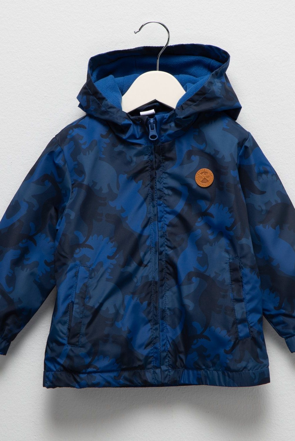 YAMP - Chaqueta Yamp Bebé Niño Estampado Dinosaurios con Gorro