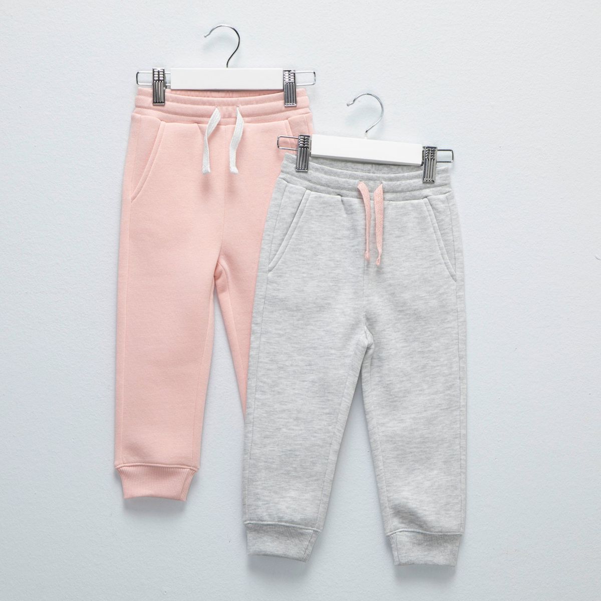 YAMP - Pack 2 Pantalones Buzo Yamp Bebé Niña Polialgodón Jogger