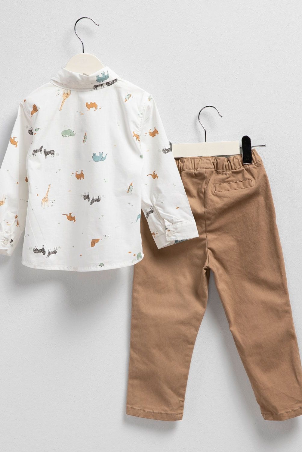 YAMP - Conjunto Camisa Más Pantalón Bebé Niño Yamp Estampado Animales