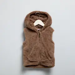 YAMP - Polerón Peludo Sin Mangas Bebé Niño