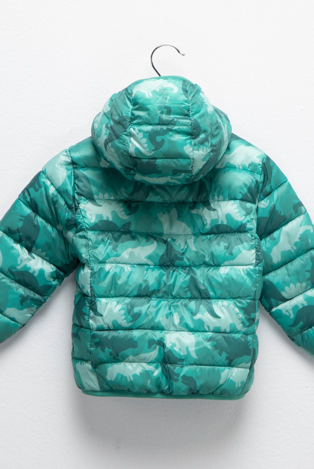 YAMP - Parka Yamp Bebé Niño Estampado de Dinosaurios con Gorro