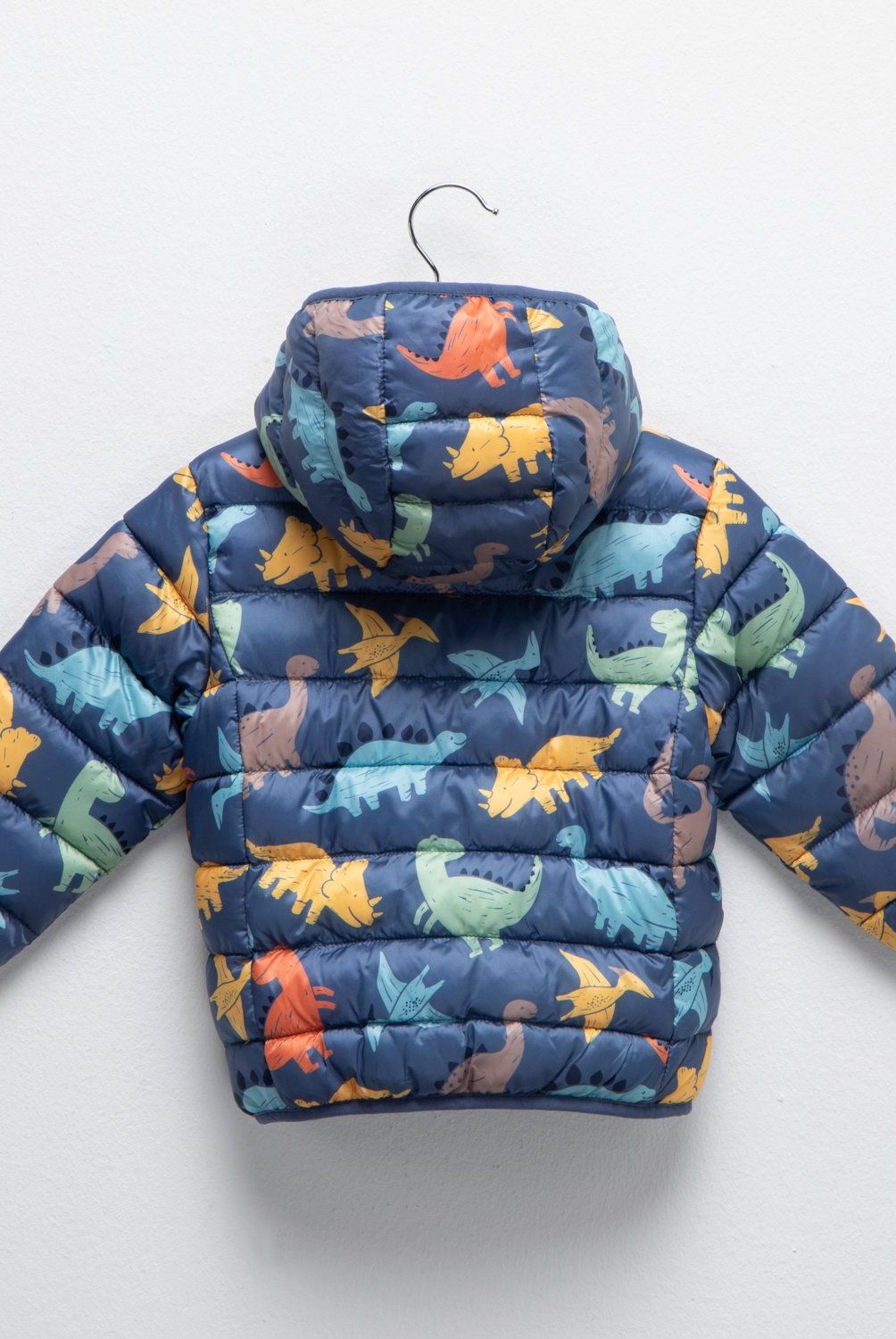 YAMP - Parka Yamp Bebé Niño Estampado de Dinosaurios con Gorro