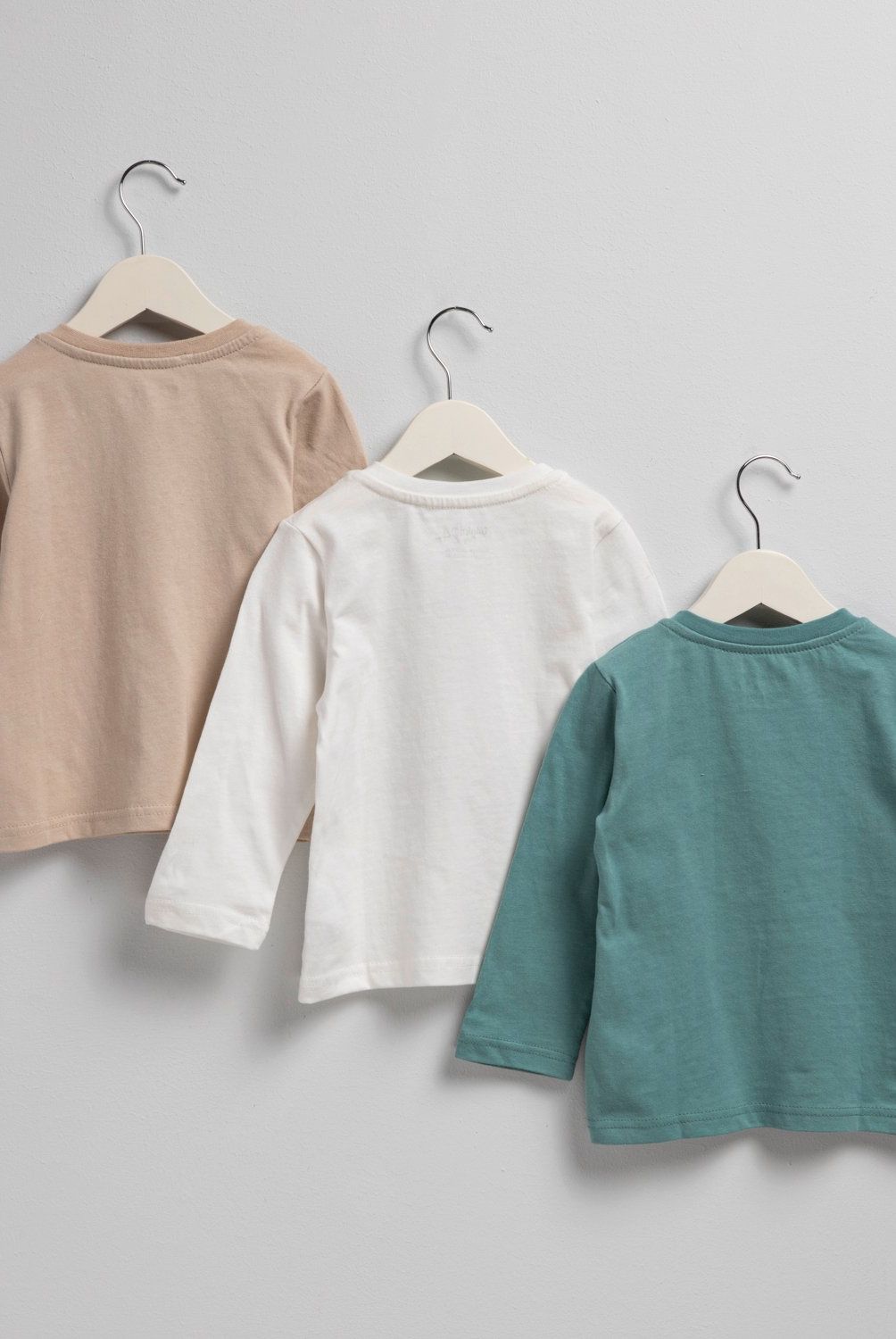 YAMP - Pack 3 Poleras Bebé Niño Yamp Manga Larga Algodón Estampadas