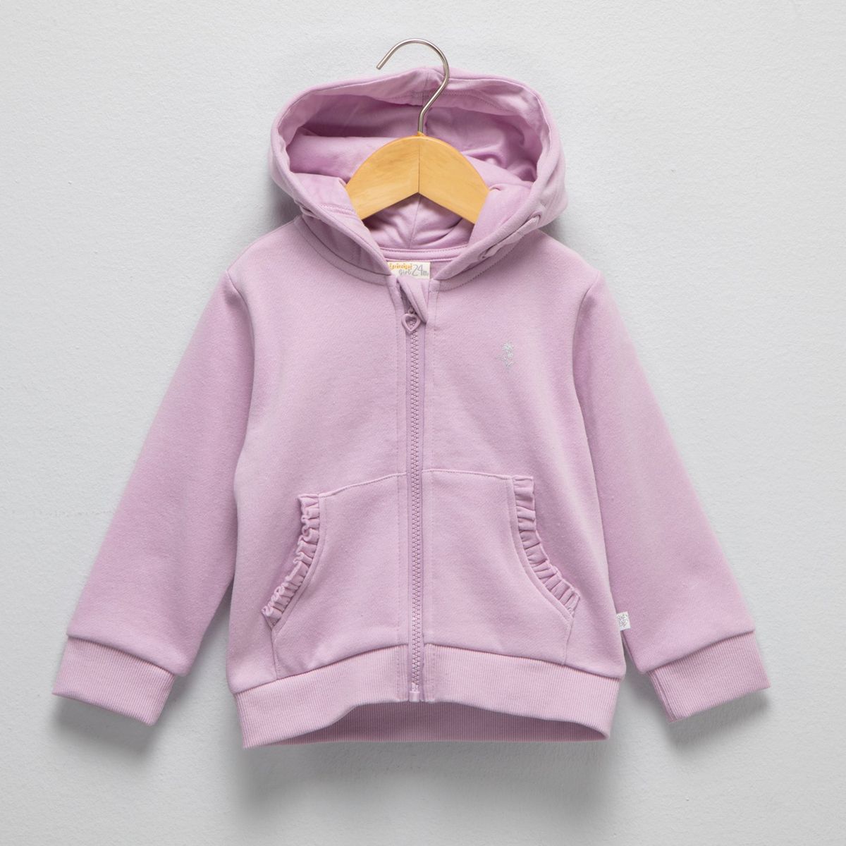 YAMP - Polerón Yamp Casual Manga Larga Algodón Bebé Niña con Gorro