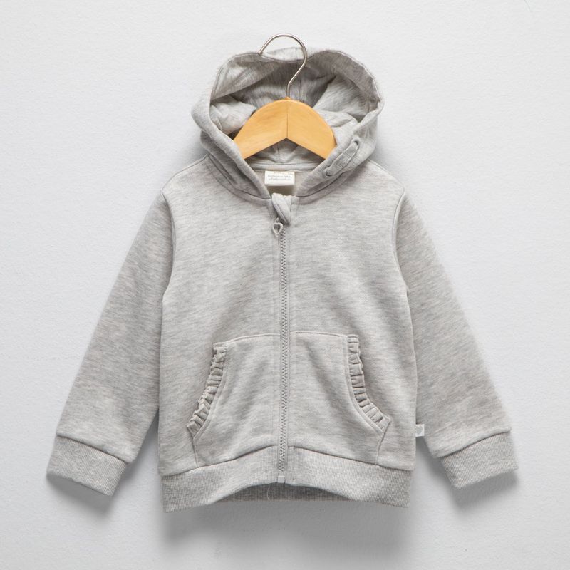 YAMP - Polerón Yamp Casual Manga Larga Algodón Bebé Niña con Gorro