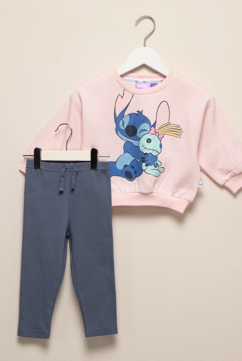 LILO & STITCH - Conjunto Poleron Más Calza Bebé Niña  Lilo & Stitch