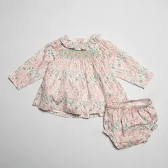 CONIGLIO - Vestido Algodón Bebé Niña 100% Algodón + Calzón
