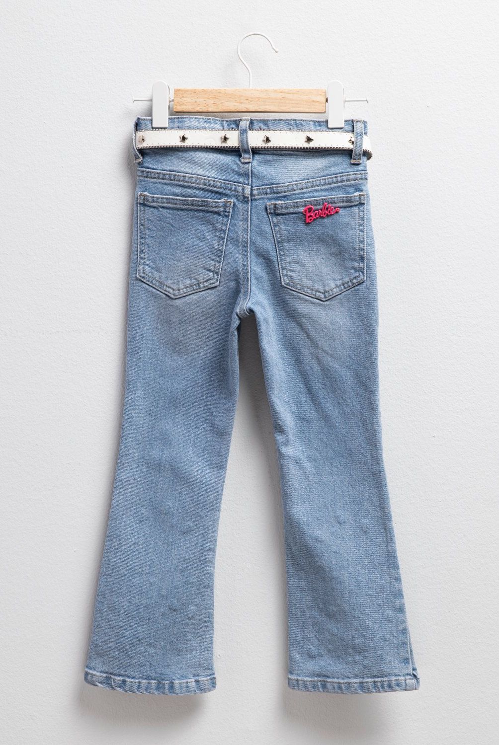 BARBIE - Jeans Con Cinturón Niña Barbie
