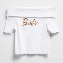 BARBIE - Polera Algodón Niña