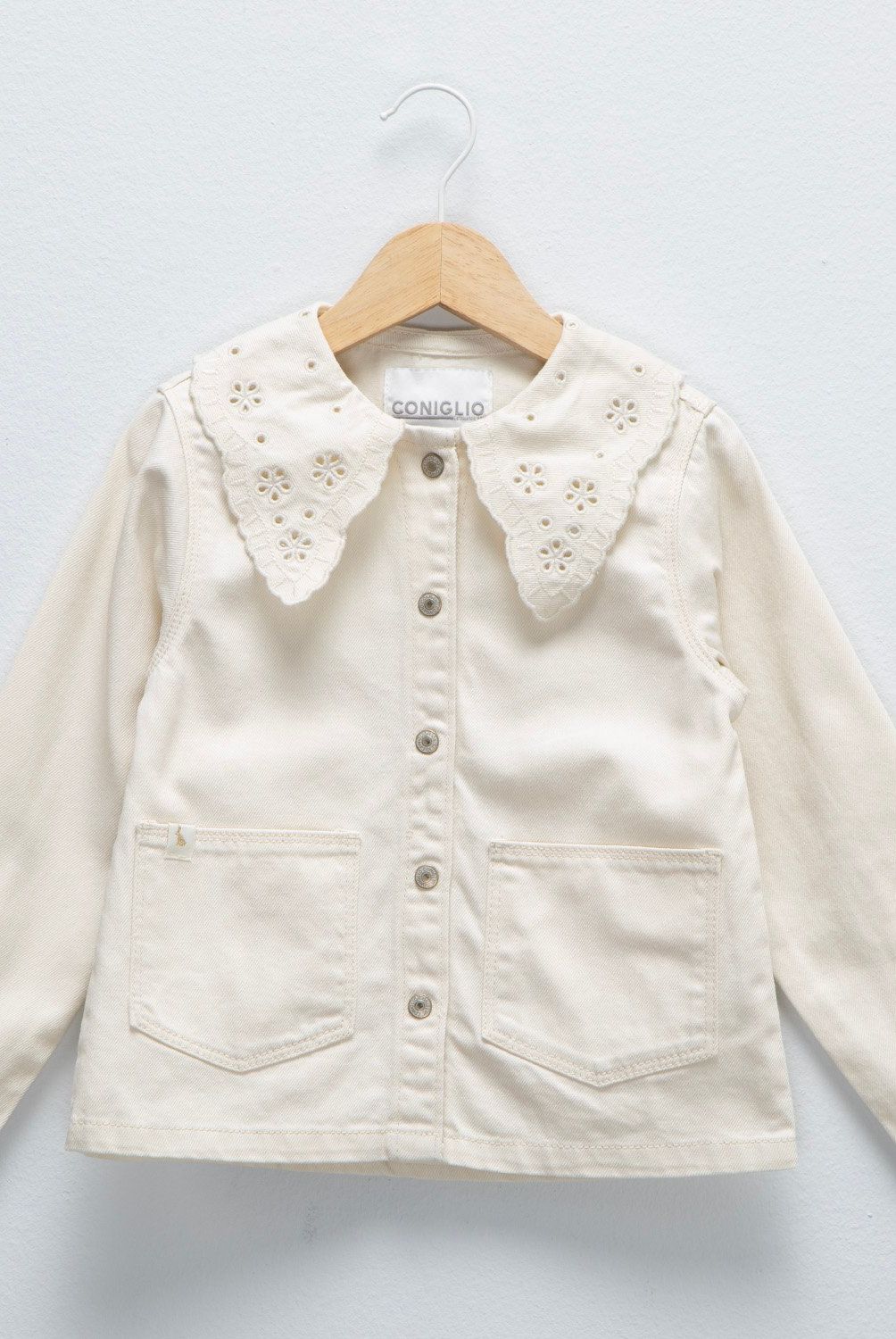 CONIGLIO - Chaqueta Niña Coniglio Manga Larga Algodón