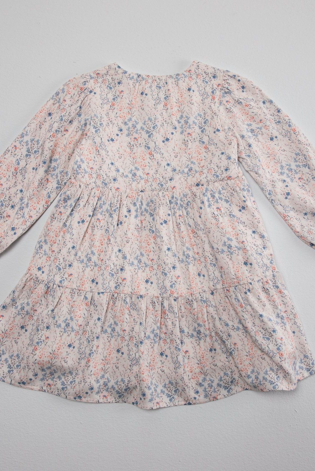 CONIGLIO - Vestido Niña Coniglio Manga Larga Estampado Floral