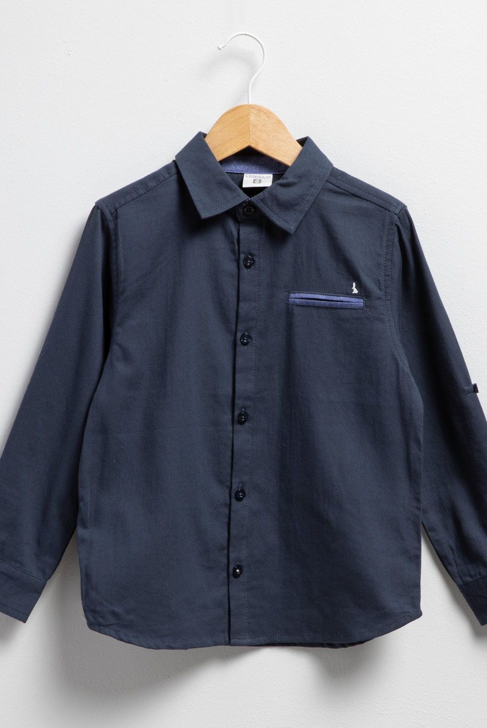 CONIGLIO - Camisa Coniglio Manga Larga Algodón Niño