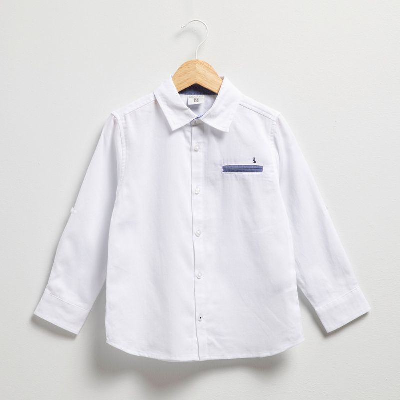 CONIGLIO - Camisa Coniglio Manga Larga Algodón Niño