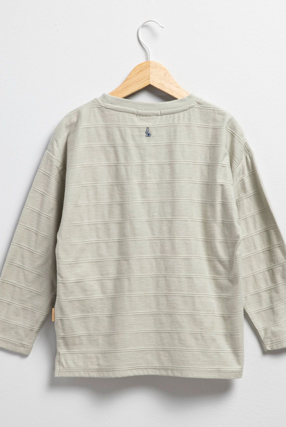 CONIGLIO - Polera Manga Larga Coniglio Algodón Niño Rayas Casual