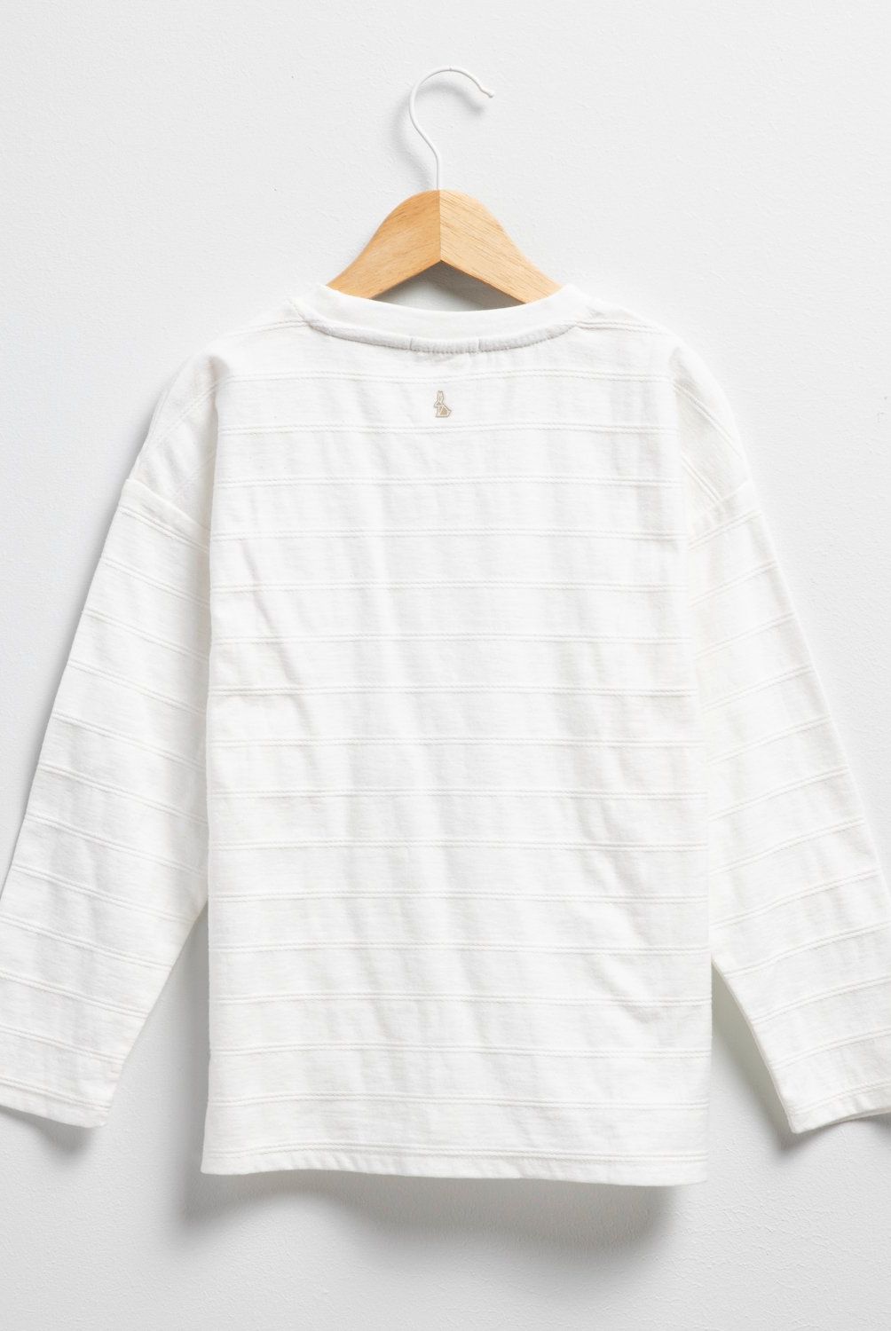 CONIGLIO - Polera Manga Larga Coniglio Algodón Niño Rayas Casual