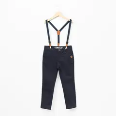 CONIGLIO - Pantalón Niño Algodón Tiro Medio Diseño Liso