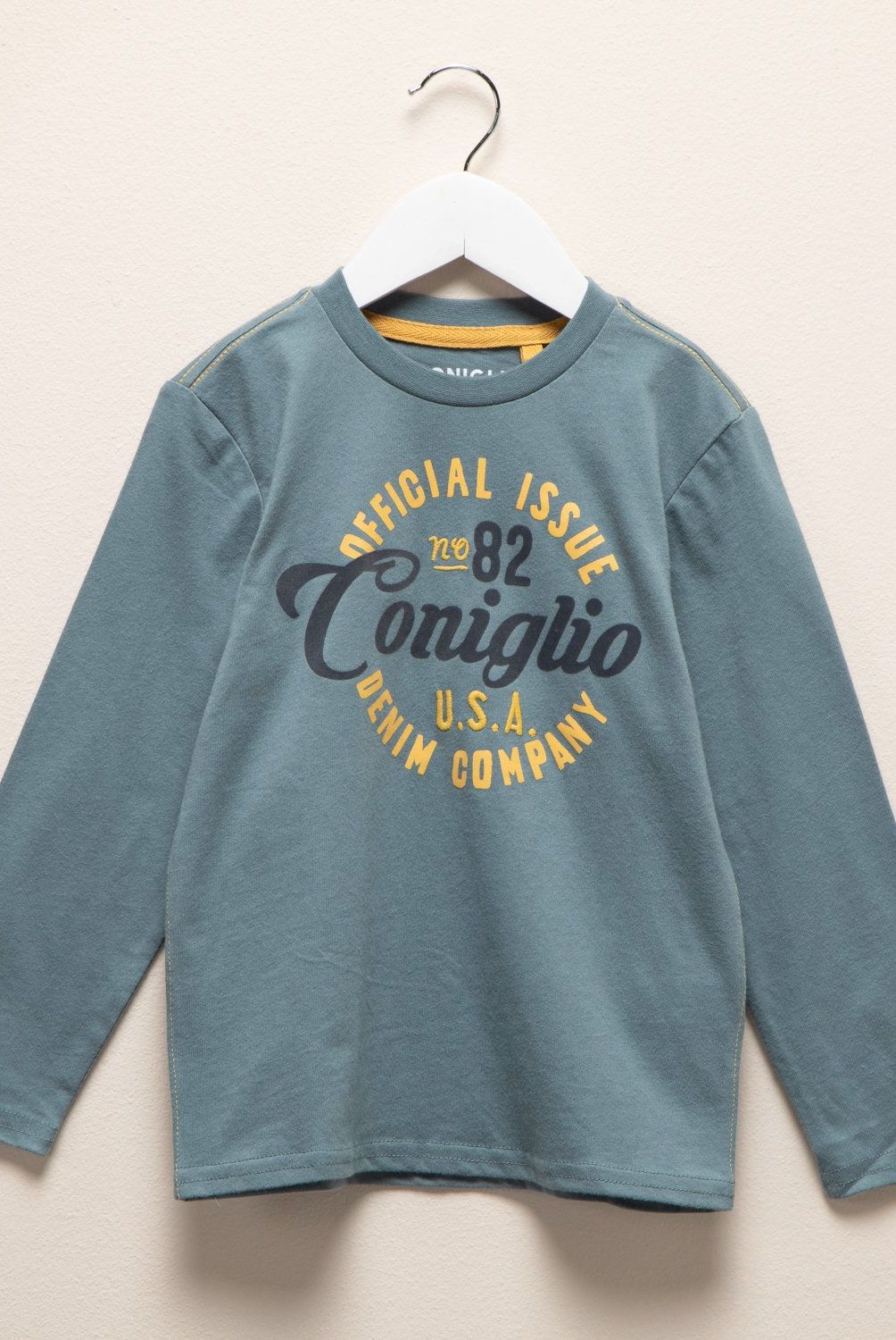 CONIGLIO - Polera Manga Larga Coniglio Algodón Estampada Niño