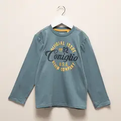 CONIGLIO - Polera Manga Larga Algodón Estampada Niño