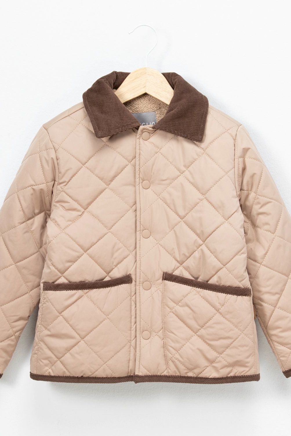 CONIGLIO - Parka Niño Coniglio Acolchada con Cuello de Pana